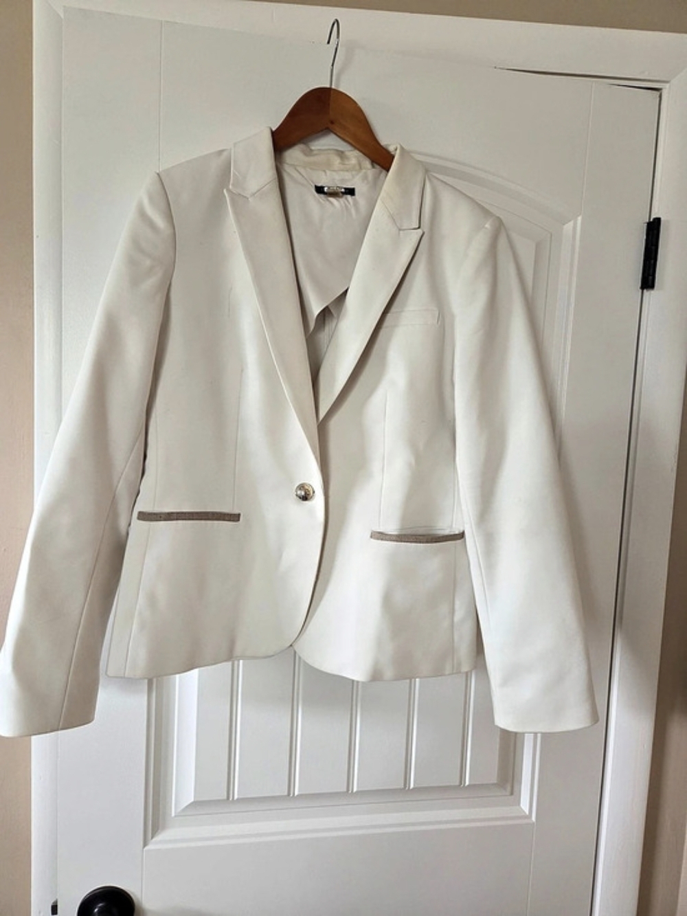 Tommy Hilfiger White Blazer Size 14
